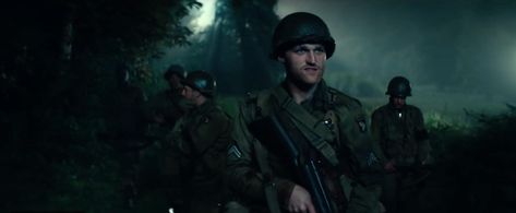 Iain De Caestecker, Wyatt Russell, John Magaro, Jacob Anderson, and Jovan Adepo in Overlord (2018)