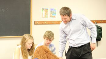 Lawson Burris, Bryan Kreutz, Erin Morris, and Jessica Jordan in Up on High Ground (2014)