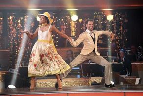 Maksim Chmerkovskiy and Hope Solo in Dancing with the Stars (2005)