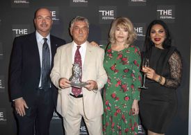 Jonathan Sothcott, Billy Murray, Elaine Murray and Jeanine Nerissa Sothcott at The Hidden Film Festival