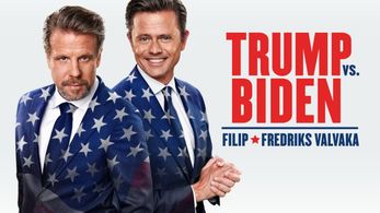 Fredrik Wikingsson and Filip Hammar in Trump vs. Biden - Filip & Fredriks valvaka (2020)