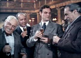 Pavel Kadochnikov, Boris Kokovkin, Pavel Pol, and Aleksandr Zhukov in The Boys from Leningrad (1954)