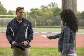 Shirley Rumierk and Joe Tippett in Rise (2018)