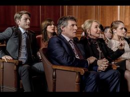 Christian DeMarais, Gabriel Byrne, Trudie Styler and Jemima Kirke in 