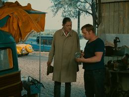 Jacques Tati and Tony Knepper in Trafic (1971)