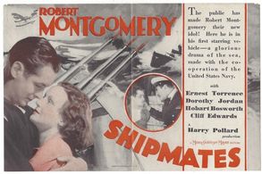 Dorothy Jordan, Robert Montgomery, and Ernest Torrence in Shipmates (1931)