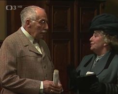 Milos Kopecký and Stella Zázvorková in Rùzový Hubert (1985)