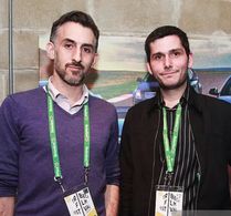 Myles Kane and Josh Koury attend Tribeca Film Festival for Journey to Planet X premiere