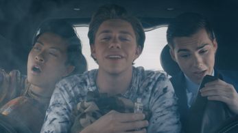 Jeremy Shada, Jonah Green, and Alan Chow in Mr. Student Body President (2016)