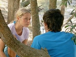 Adam Saunders and Sophie Luck in Blue Water High (2005)