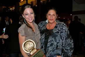 Sarah McMullen and Lainie Kazan at Malibu Music Awards