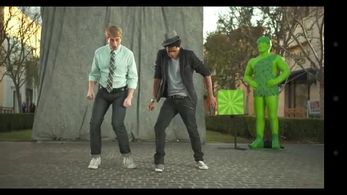 Nathan Davis Jr. and Green Giant.