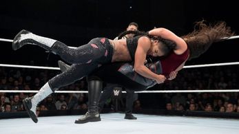 MaryKate Duignan and Bianca Blair in WWE: Mae Young Classic Women Tournament (2017)