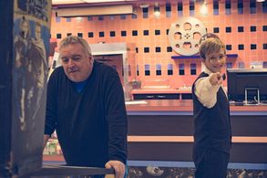 Mathew Edmondson with the talented writer of Coming Distractions Marc Grant