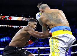 Anthony Joshua and Oleksandr Usyk in Sky Sports World Championship Boxing: WBA, WBO & IBF Heavyweight Titles: Oleksandr 