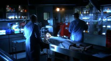 Robert David Hall and David Berman in CSI: Crime Scene Investigation (2000)