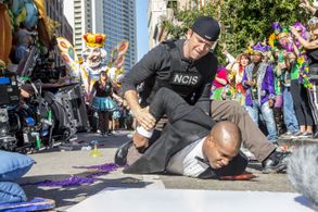 Guy Fernandez being arrested by Lucas Black on NCIS New Orleans