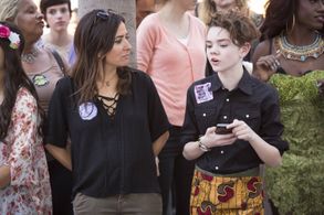 Pamela Adlon and Hannah Riley in Better Things (2016)