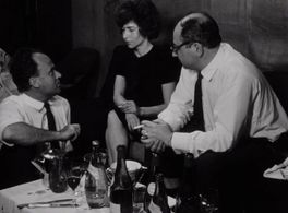 Marceline Loridan Ivens, Edgar Morin, and Jean Rouch in Chronicle of a Summer (1961)