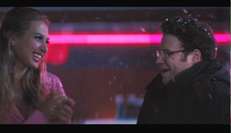 With Seth Rogen on Guilt Trip