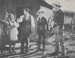 Joyce Bryant, Bobby Clack, Nina Guilbert, Arch Hall Sr., and Earle Hodgins in The Sagebrush Family Trails West (1940)