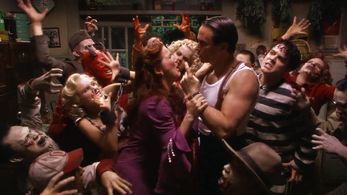 Steven Weber, Kristen Bell, Christian Campbell, Ana Gasteyer, John Mann, and Amy Spanger in Reefer Madness: The Movie Mu