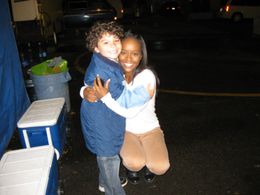 Bruce onset of Emily Owens with Aja Naomi King