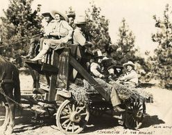 Ruth Bacon, Jane Hunt, Ula Love, Polly Rowles, Rudy Sooter, Jimmy's Saddle Pals, and Jimmy LeFavre in Springtime in the 