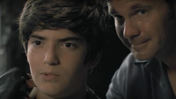 Sean Bridgers and Zach Rand in The Woman (2011)