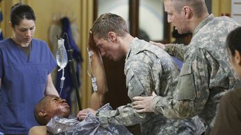 Still of Michelle Borth, Brendan Jeffers, Jonathan Keltz and Jacob Kraemer in 