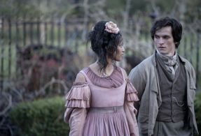 Shalom Brune-Franklin and Fionn Whitehead in Great Expectations (2023)