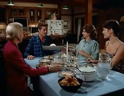 Alexandra Paul, David Hasselhoff, Jeremy Jackson, and Anne Jeffreys in Baywatch (1989)