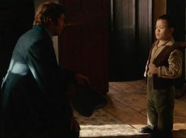 Hugh Jackman and Sam Humphrey in The Greatest Showman (2017)