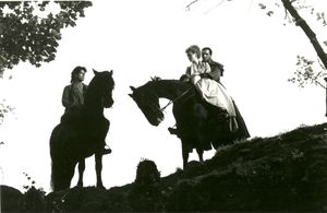 With Ralph Feinnes and Juliette Binoche in Withering Heights