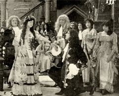 Hal Clarendon, Peter Lang, Cecilia Loftus, Geraldine O'Brien, and House Peters in A Lady of Quality (1913)