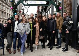 Emily in Little Paris NYC activation