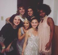 Ann Lupo, Spinks, Kimiko Glenn, Naomi Lorrain, Lee Hubilla, and Morgan Everitt in In Reality (2018)