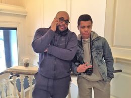 With Entertainment Executive, Film and Music Supervisor, and Mentor Amir Windom, preparing to go to the set of Canal Str