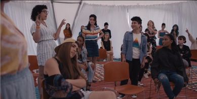 Scene from Apple TV's WeCrashed