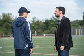 Josh Radnor and Joe Tippett in Rise (2018)