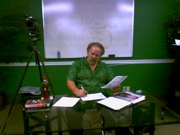 Working the other side of the camera doing some casting in 2007.