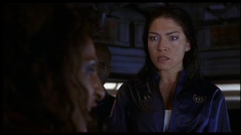 With Pam Grier in Fortress 2