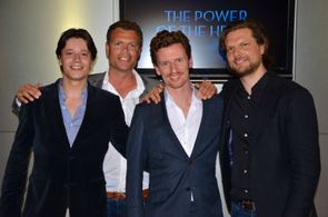 Mattijs van Moorsel (producer),Arnoud Fioole (producer),Drew Heriot (writer/director) and Baptist de Pape (producer/au