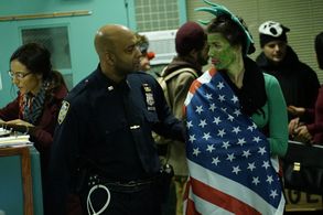 Behind the Scenes Photo from NBC drama AMERICAN ODYSSEY, Episode 102 