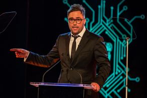 Danny Wallace hosts the 2017 BAFTA Games Awards in London.