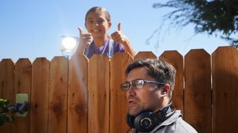 Mark Cartier directing Caitlin Carmichael in Operation: Neighborhood Watch! (2015)