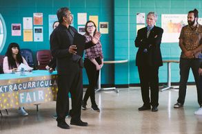 Marvin Ishmael and Michael Worthman in Astrid and Lilly Save the World (2022)