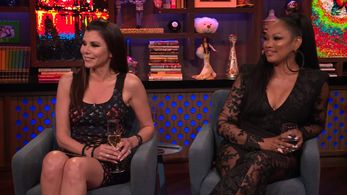 Garcelle Beauvais and Heather Dubrow in Watch What Happens Live with Andy Cohen: Garcelle Beauvais & Heather Dubrow (202