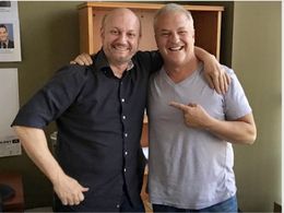 With my friend and Academy Award winner Juan Campanella