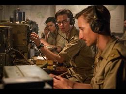 Tom Stokes, Jeremy Irvine, Tom Hobbs in 'The Railway Man'